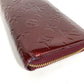 LOUIS VUITTON M93522 モノグラムヴェルニ ジッピーウォレット ロングウォレット ラウンドファスナー 長財布 モノグラムヴェルニキャンバス ユニセックス アマラント パープル