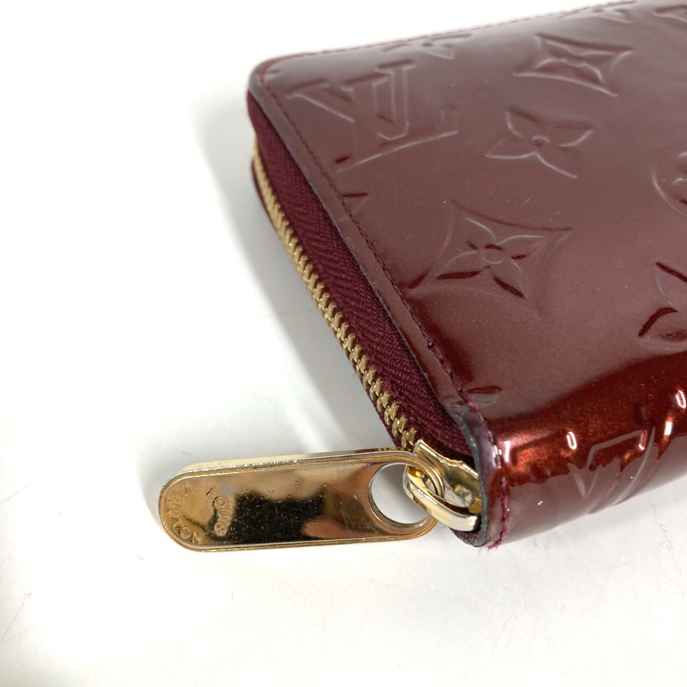 LOUIS VUITTON M93522 モノグラムヴェルニ ジッピーウォレット ロングウォレット ラウンドファスナー 長財布 モノグラムヴェルニキャンバス ユニセックス アマラント パープル