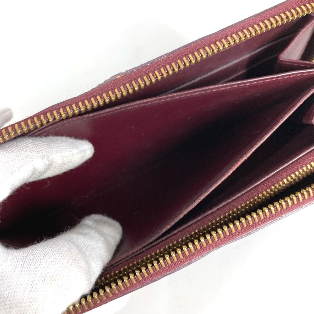 LOUIS VUITTON M93522 モノグラムヴェルニ ジッピーウォレット ロングウォレット ラウンドファスナー 長財布 モノグラムヴェルニキャンバス ユニセックス アマラント パープル