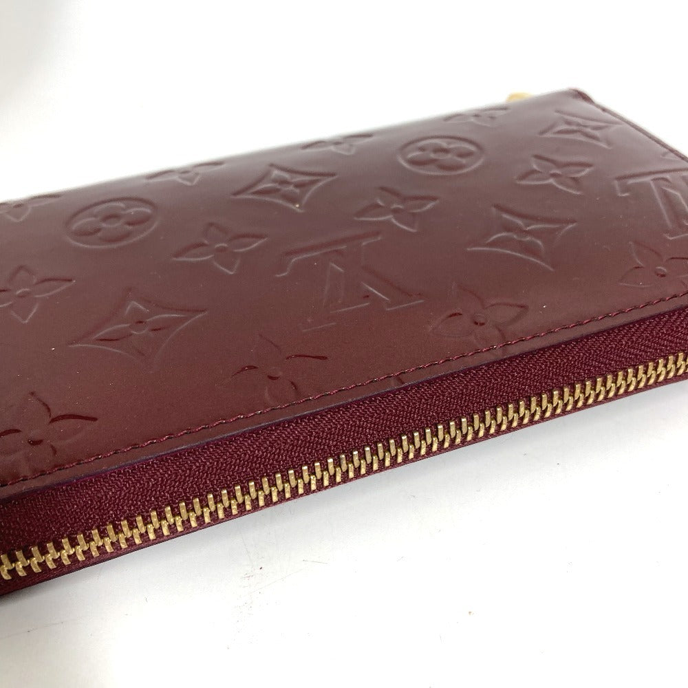 LOUIS VUITTON M93575 モノグラムヴェルニ ジッピーウォレット ロングウォレット ラウンドファスナー 長財布 モノグラムヴェルニキャンバス ユニセックス ヴァイオレット パープル