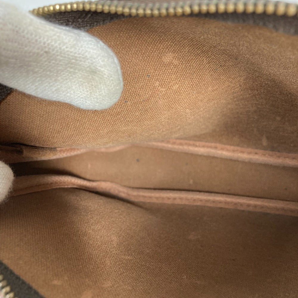 LOUIS VUITTON M48615 モノグラムローズ バラ 薔薇 ポシェットアクセソワール カバン ハンドバッグ ショルダーバッグ ポーチ モノグラムキャンバス レディース ブラウン