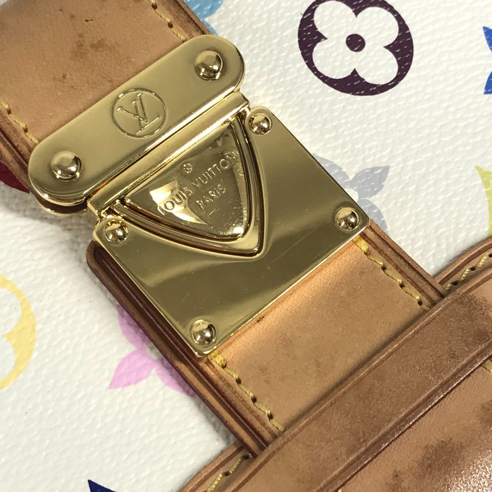 LOUIS VUITTON M40049 モノグラムマルチカラー シャーリー カバン クラッチバッグ 2WAYバッグ ハンドバッグ 肩掛け ショルダーバッグ モノグラムマルチカラーキャンバス レディース ブロン ホワイト