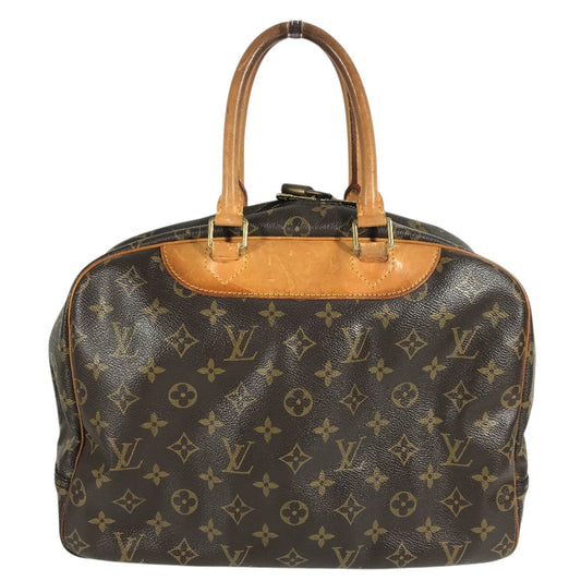 LOUIS VUITTON M47270 モノグラム ドーヴィル カバン トートバッグ ミニボストンバッグ ハンドバッグ モノグラムキャンバス ユニセックス ブラウン