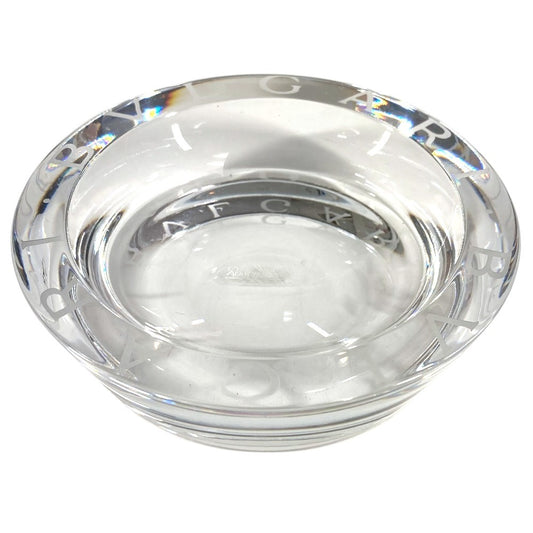 BVLGARI ローゼンタール Rosenthal ロゴ アッシュトレイ インテリア 灰皿 ガラス ユニセックス クリア