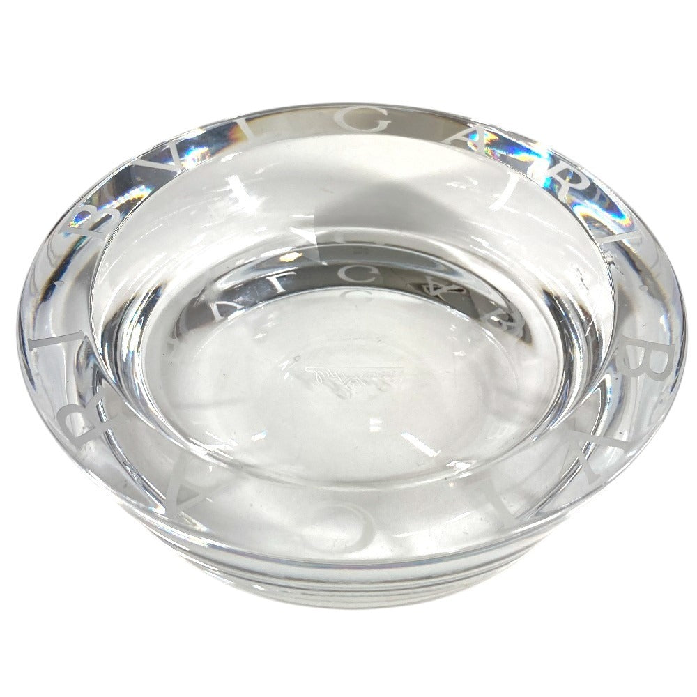BVLGARI ローゼンタール Rosenthal ロゴ アッシュトレイ インテリア 灰皿 ガラス ユニセックス クリア