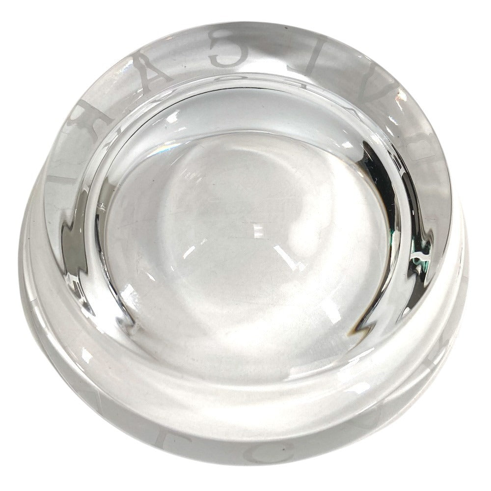 BVLGARI ローゼンタール Rosenthal ロゴ アッシュトレイ インテリア 灰皿 ガラス ユニセックス クリア