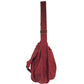 PRADA triangle logo triangle logo plate Bag Backpack Bordeaux Based Shoulder Bag Nylon Red Used