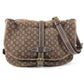 LOUIS VUITTON M95227 モノグラムミニラン ソミュール30 ソミュール 30 カバン 斜め掛け フラップ ショルダーバッグ モノグラムミニランキャンバス レディース ブラウン