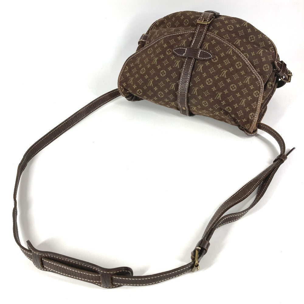 LOUIS VUITTON M95227 モノグラムミニラン ソミュール30 ソミュール 30 カバン 斜め掛け フラップ ショルダーバッグ モノグラムミニランキャンバス レディース ブラウン