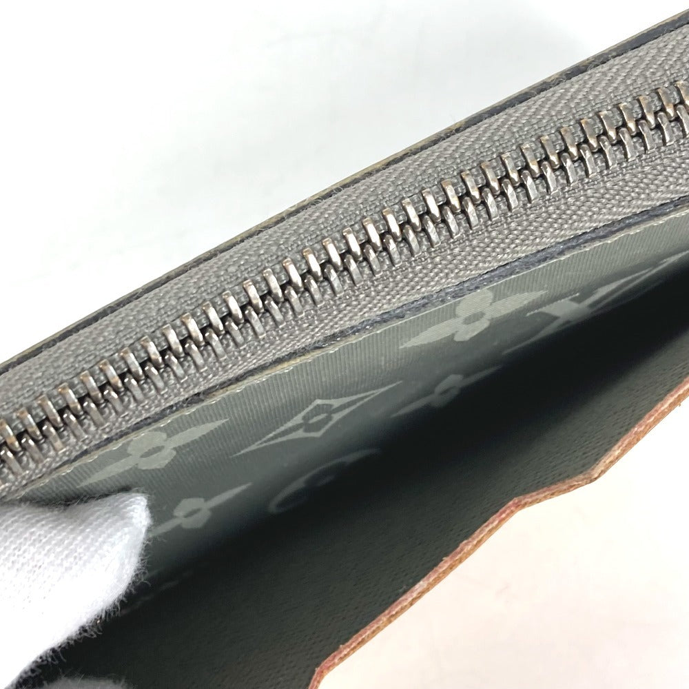 LOUIS VUITTON M63237 モノグラムチタン ポルトフォイユコスモス ロングウォレット L字ファスナー 長財布 ユニセックス グレー