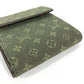LOUIS VUITTON M92440 モノグラムミニ ポルトビエカルトクレディモネ ポルト ビエ カルト クレディ モネ ウォレット コンパクトウォレット 3つ折り財布 モノグラムミニキャンバス ユニセックス カーキ