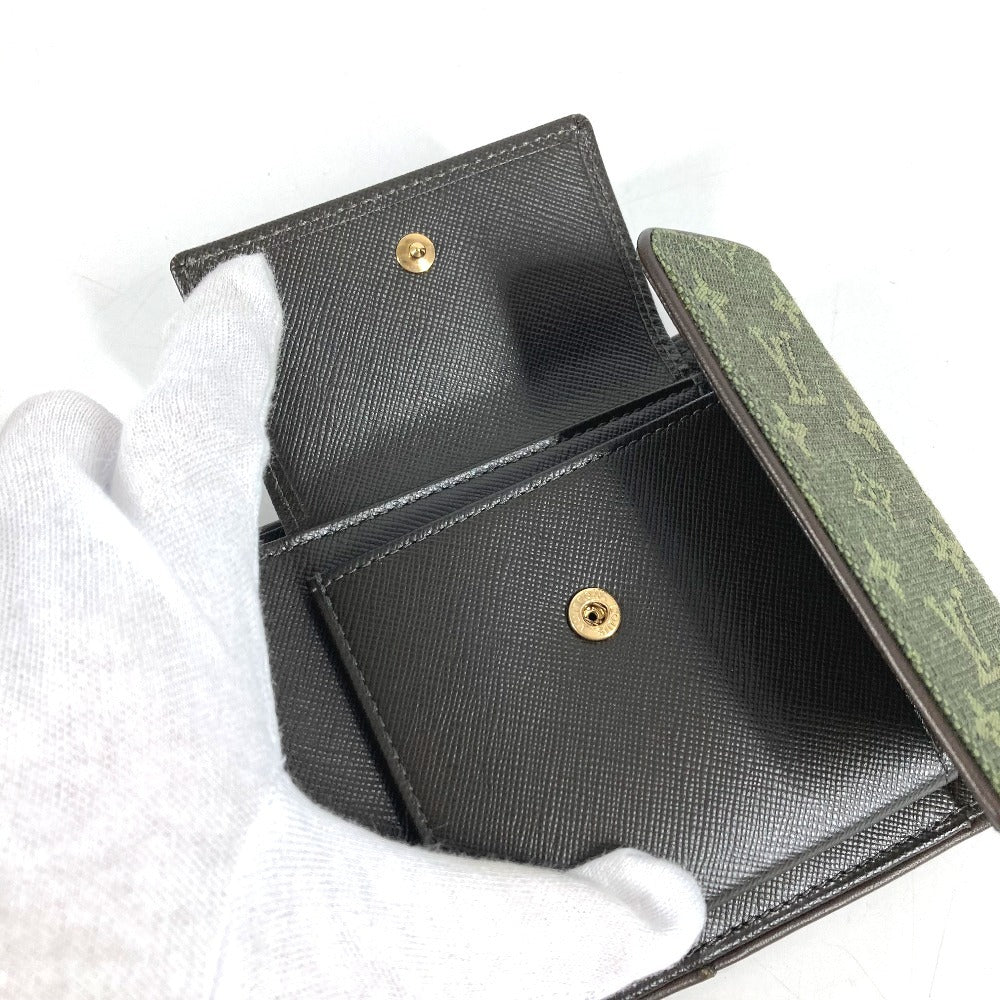 LOUIS VUITTON M92440 モノグラムミニ ポルトビエカルトクレディモネ ポルト ビエ カルト クレディ モネ ウォレット コンパクトウォレット 3つ折り財布 モノグラムミニキャンバス ユニセックス カーキ