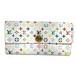 LOUIS VUITTON M93744 モノグラムマルチカラー ポルトフォイユ サラ リッチ ポルトフォイユサラリッチ ロングウォレット フラップ 長財布 モノグラムマルチカラーキャンバス ユニセックス ブロン ホワイト