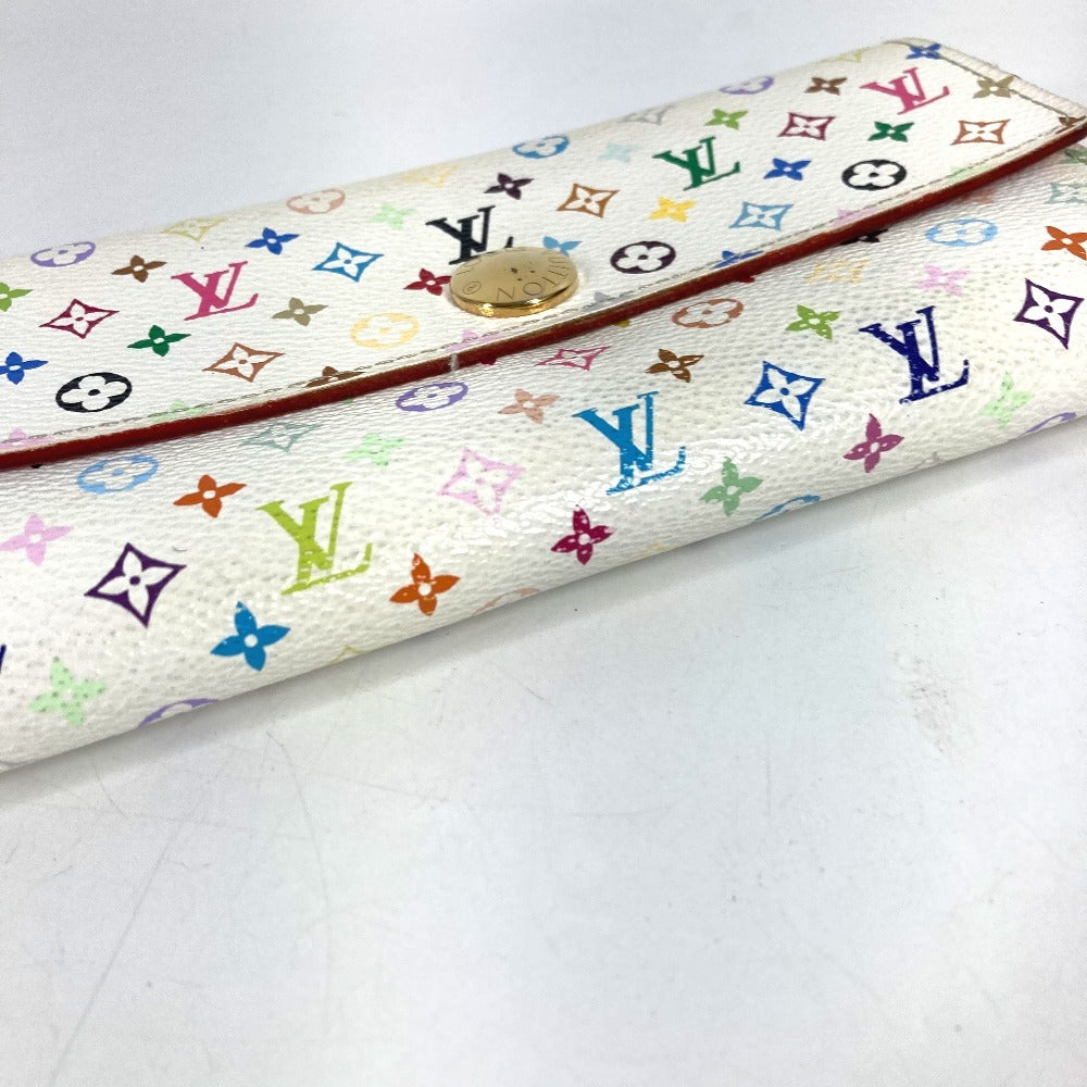 LOUIS VUITTON M93744 モノグラムマルチカラー ポルトフォイユ サラ リッチ ポルトフォイユサラリッチ ロングウォレット フラップ 長財布 モノグラムマルチカラーキャンバス ユニセックス ブロン ホワイト