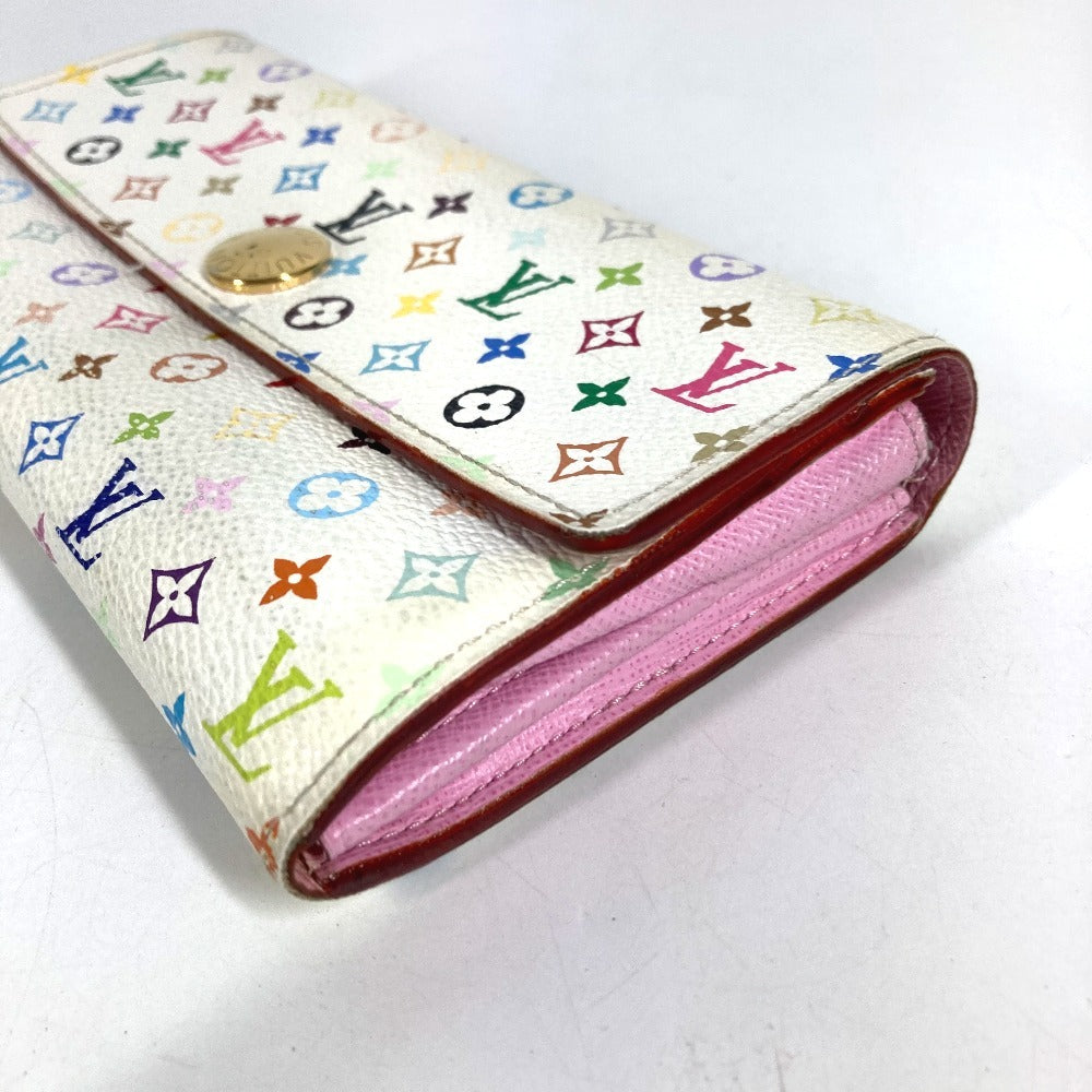 LOUIS VUITTON M93744 モノグラムマルチカラー ポルトフォイユ サラ リッチ ポルトフォイユサラリッチ ロングウォレット フラップ 長財布 モノグラムマルチカラーキャンバス ユニセックス ブロン ホワイト