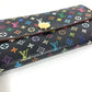 LOUIS VUITTON M60273 モノグラムマルチカラー ポルトフォイユ サラ ポルトフォイユサラ ロングウォレット フラップ 長財布 モノグラムマルチカラーキャンバス ユニセックス ブラック