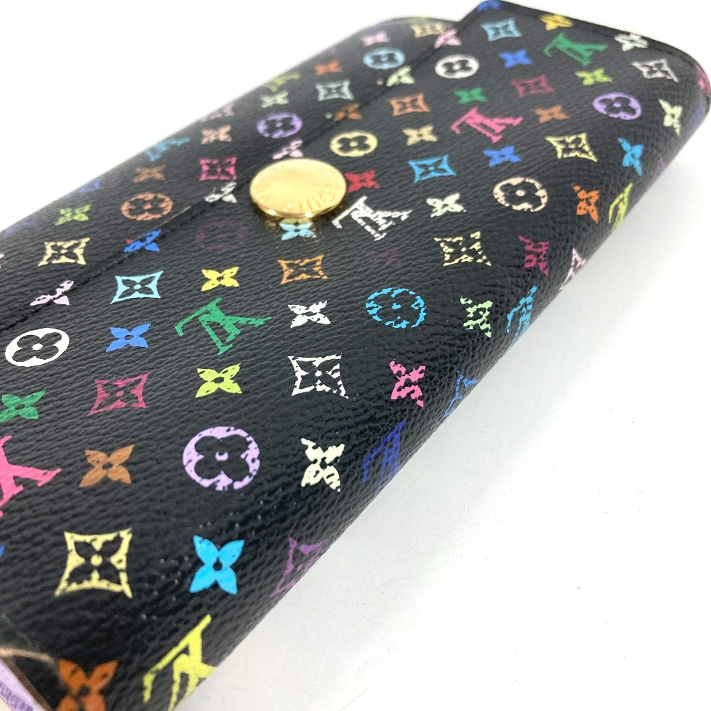 LOUIS VUITTON M60273 モノグラムマルチカラー ポルトフォイユ サラ ポルトフォイユサラ ロングウォレット フラップ 長財布 モノグラムマルチカラーキャンバス ユニセックス ブラック