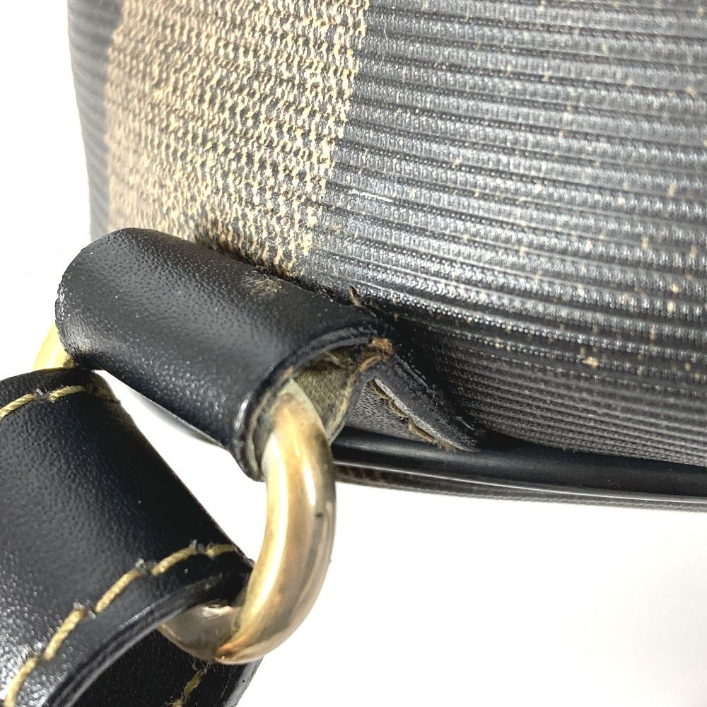 FENDI ヴィンテージ ペカン ロゴ カバン バックパック リュックサック PVC/レザー ユニセックス カーキ