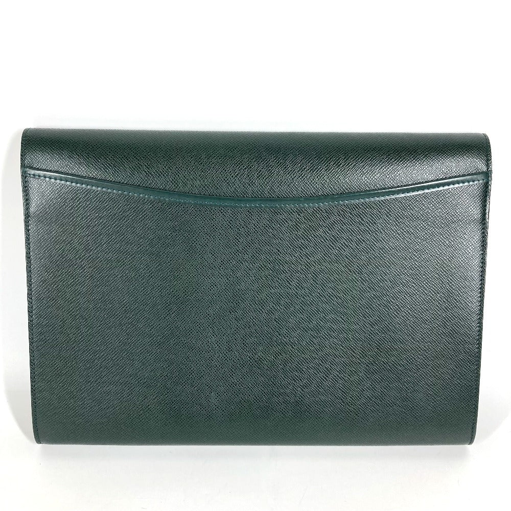 LOUIS VUITTON M30204 タイガ ボルガ カバン セカンドバッグ ポーチ フラップ クラッチバッグ タイガレザー ユニセックス エピセア グリーン