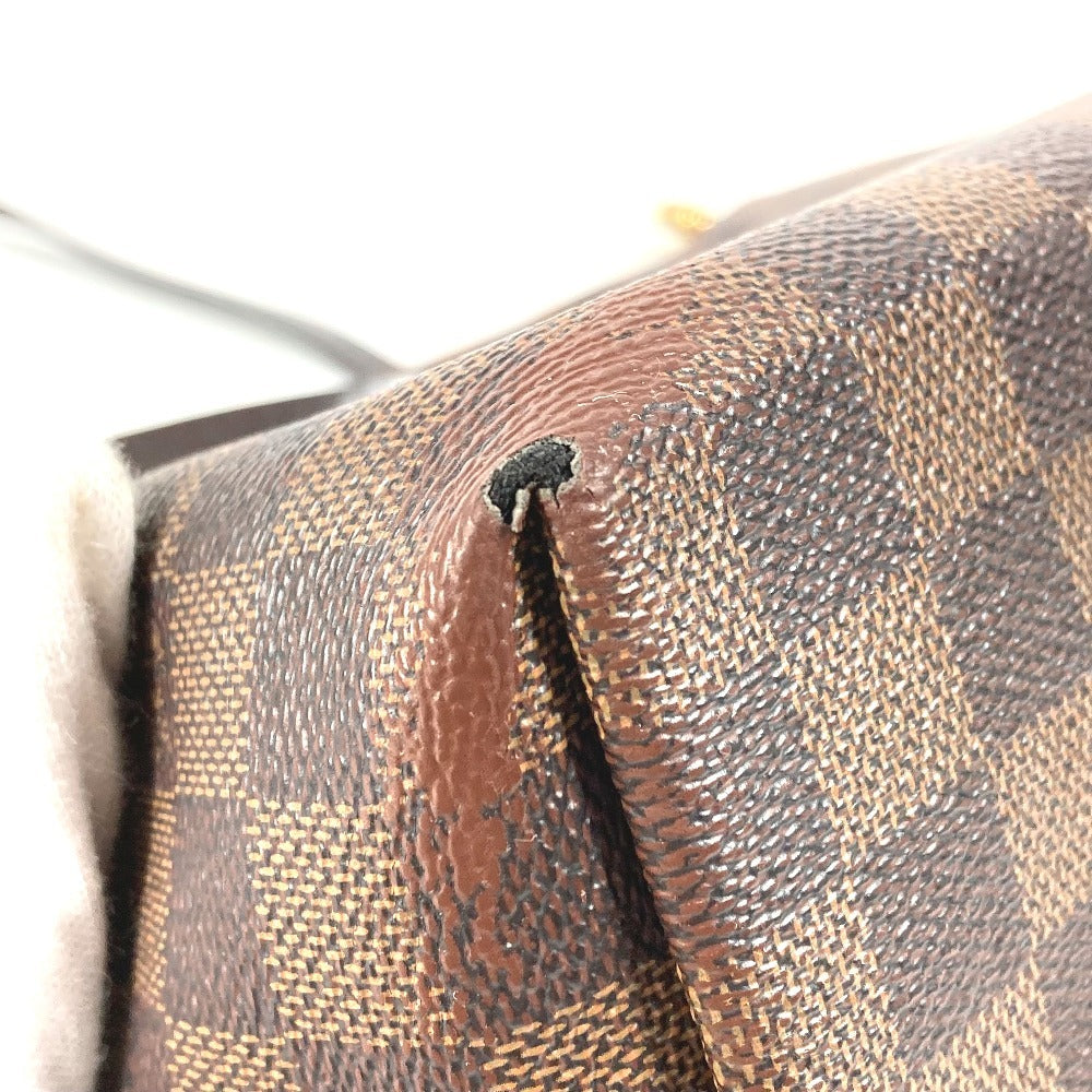 LOUIS VUITTON N41013 ダミエ イエナMM 肩掛け イエナ MM カバン ショルダーバッグ 肩掛け トートバッグ ダミエキャンバス ユニセックス エベヌ ブラウン