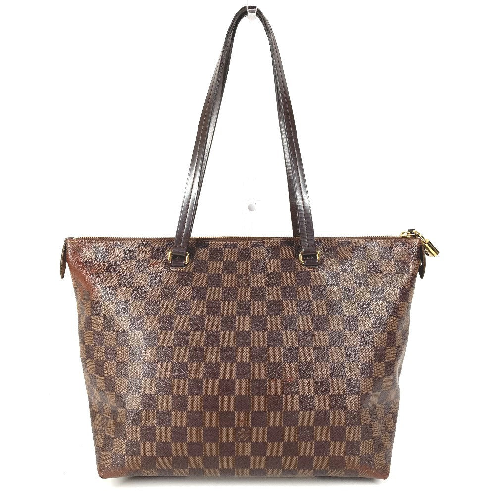 LOUIS VUITTON N41013 ダミエ イエナMM 肩掛け イエナ MM カバン ショルダーバッグ 肩掛け トートバッグ ダミエキャンバス ユニセックス エベヌ ブラウン