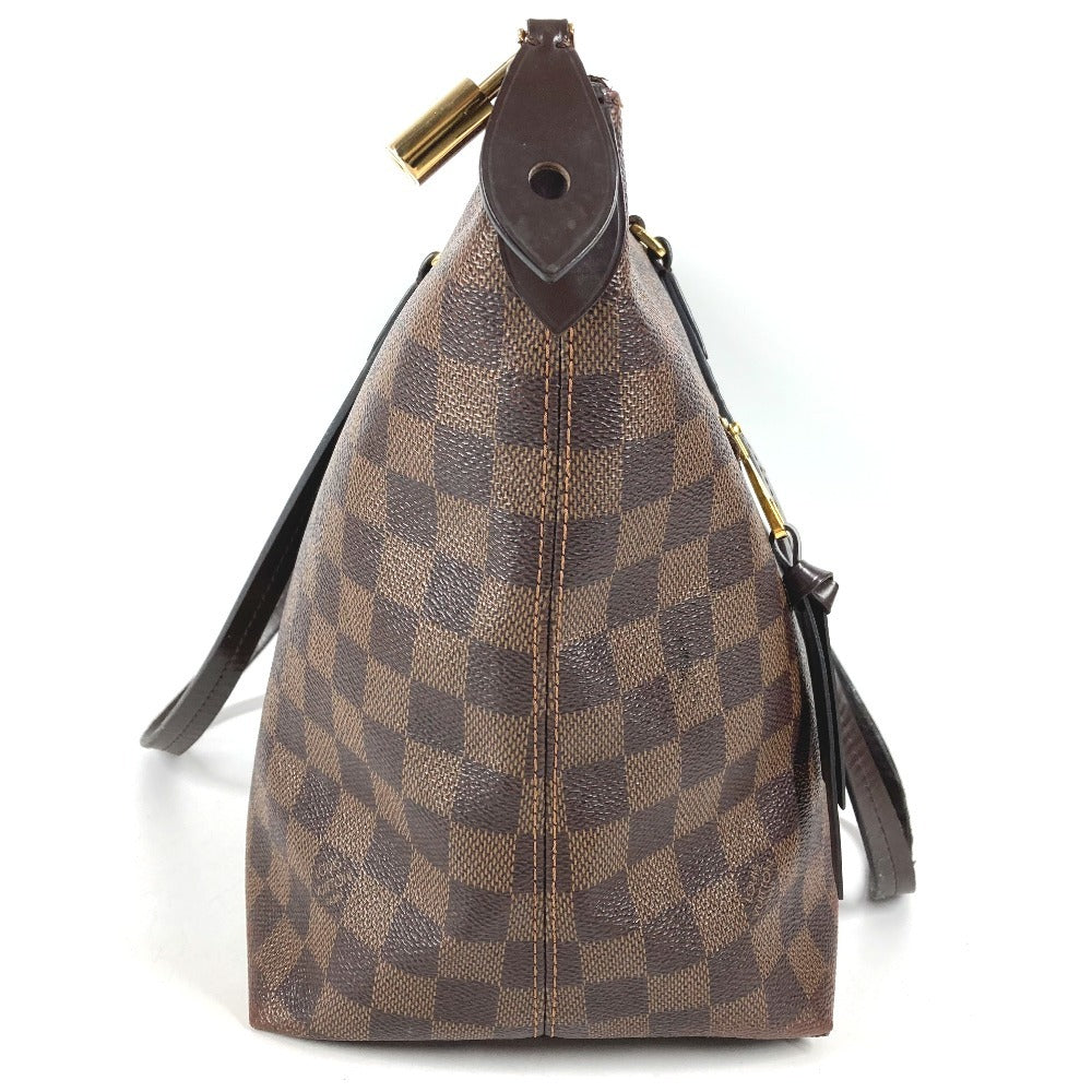 LOUIS VUITTON N41013 ダミエ イエナMM 肩掛け イエナ MM カバン ショルダーバッグ 肩掛け トートバッグ ダミエキャンバス ユニセックス エベヌ ブラウン