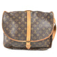 LOUIS VUITTON M42254 モノグラム ソミュール35 ソミュール35 カバン バッグ 斜め掛け フラップ ショルダーバッグ モノグラムキャンバス ユニセックス ブラウン