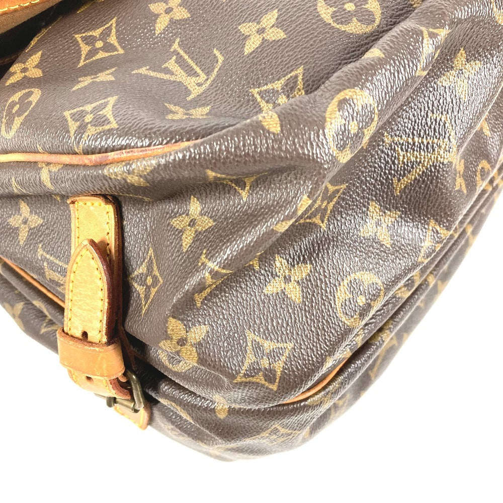 LOUIS VUITTON M42254 モノグラム ソミュール35 ソミュール35 カバン バッグ 斜め掛け フラップ ショルダーバッグ モノグラムキャンバス ユニセックス ブラウン