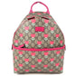 GUCCI 782708 キムスンヨン GGスプリーム ロゴ フラワー 花 チューリップ カバン バックパック リュックサック GGスプリームキャンバス キッズ ベージュ