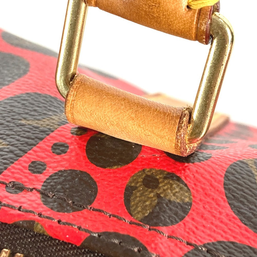 LOUIS VUITTON M40695 モノグラム パンプキン ドット LV×YK キーポルバンドリエール55 旅行バッグ トラベルバッグ カバン 2WAYバッグ ショルダーバッグ ボストンバッグ モノグラムキャンバス ユニセックス レッド