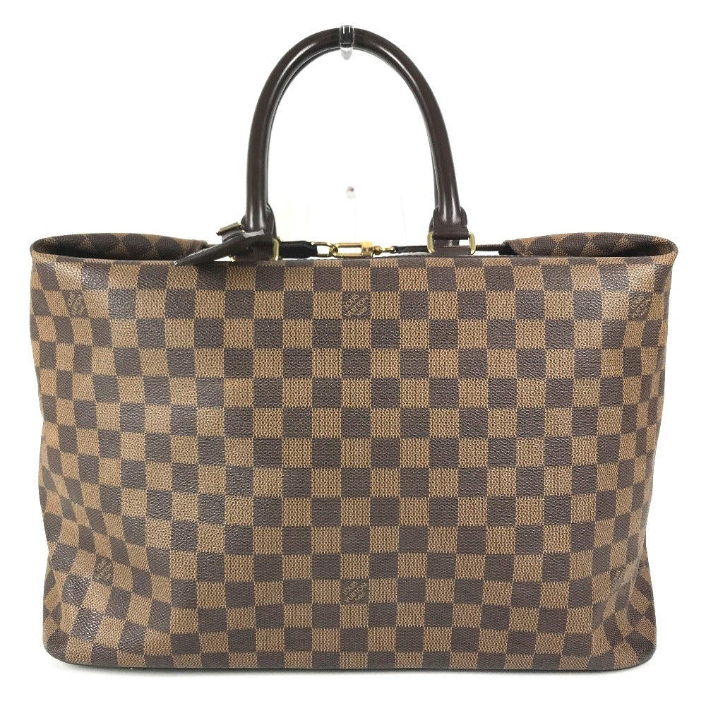 LOUIS VUITTON N41165 ダミエ グリニッジPM グリニッジ PM ボストンバッグ カバン トートバッグ トラベルバッグ ハンドバッグ ダミエキャンバス ユニセックス エベヌ ブラウン
