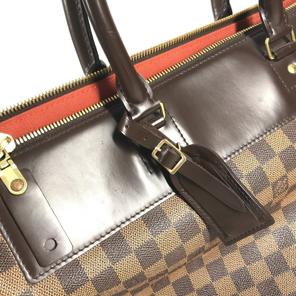 LOUIS VUITTON N41165 ダミエ グリニッジPM グリニッジ PM ボストンバッグ カバン トートバッグ トラベルバッグ ハンドバッグ ダミエキャンバス ユニセックス エベヌ ブラウン
