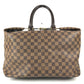 LOUIS VUITTON N41165 ダミエ グリニッジPM グリニッジ PM ボストンバッグ カバン トートバッグ トラベルバッグ ハンドバッグ ダミエキャンバス ユニセックス エベヌ ブラウン