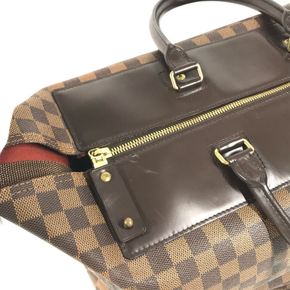 LOUIS VUITTON N41165 ダミエ グリニッジPM グリニッジ PM ボストンバッグ カバン トートバッグ トラベルバッグ ハンドバッグ ダミエキャンバス ユニセックス エベヌ ブラウン
