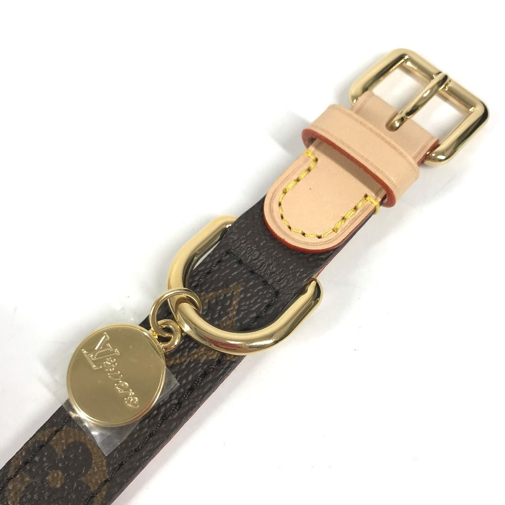 LOUIS VUITTON GI1214 モノグラム ドッグ カラー MM 犬用首輪 ペット わんちゃん 首輪 モノグラムキャンバス ユニセックス ブラウン