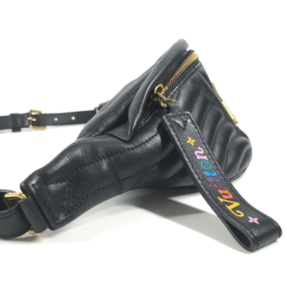 LOUIS VUITTON M53750 ニューウェーブ バムバッグ カバン ベルトバッグ ウエストバッグ ボディバッグ レザー ユニセックス ブラック