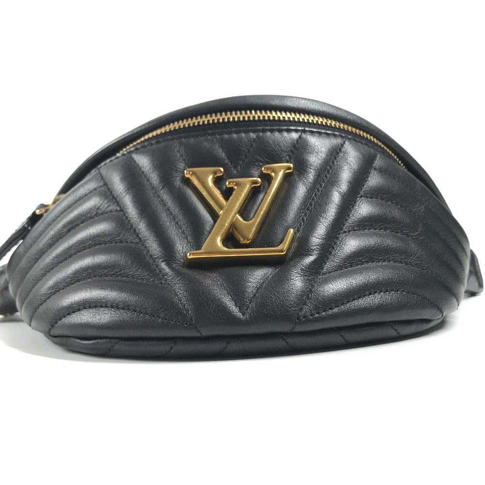 LOUIS VUITTON M53750 ニューウェーブ バムバッグ カバン ベルトバッグ ウエストバッグ ボディバッグ レザー ユニセックス ブラック