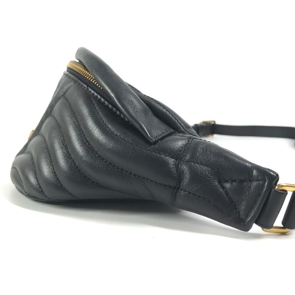 LOUIS VUITTON M53750 ニューウェーブ バムバッグ カバン ベルトバッグ ウエストバッグ ボディバッグ レザー ユニセックス ブラック