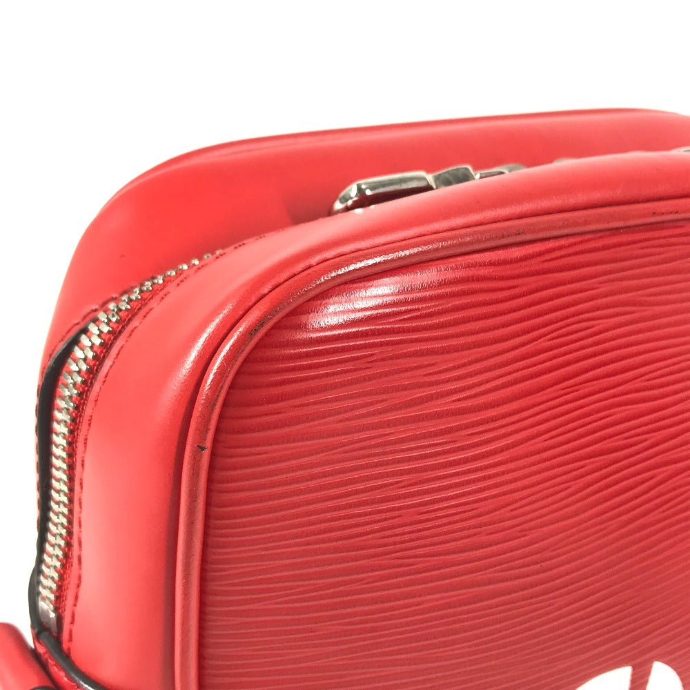LOUIS VUITTON M53417 エピ supreme シュプリーム コラボ ダヌーブPM ダヌーブ PM カバン 斜め掛け ポシェット ショルダーバッグ エピレザー ユニセックス レッド