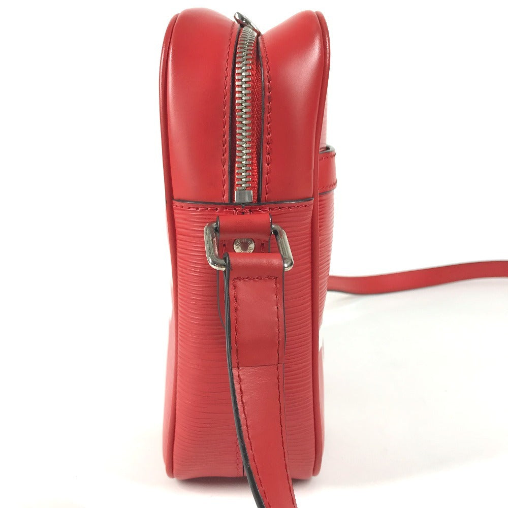 LOUIS VUITTON M53417 エピ supreme シュプリーム コラボ ダヌーブPM ダヌーブ PM カバン 斜め掛け ポシェット ショルダーバッグ エピレザー ユニセックス レッド