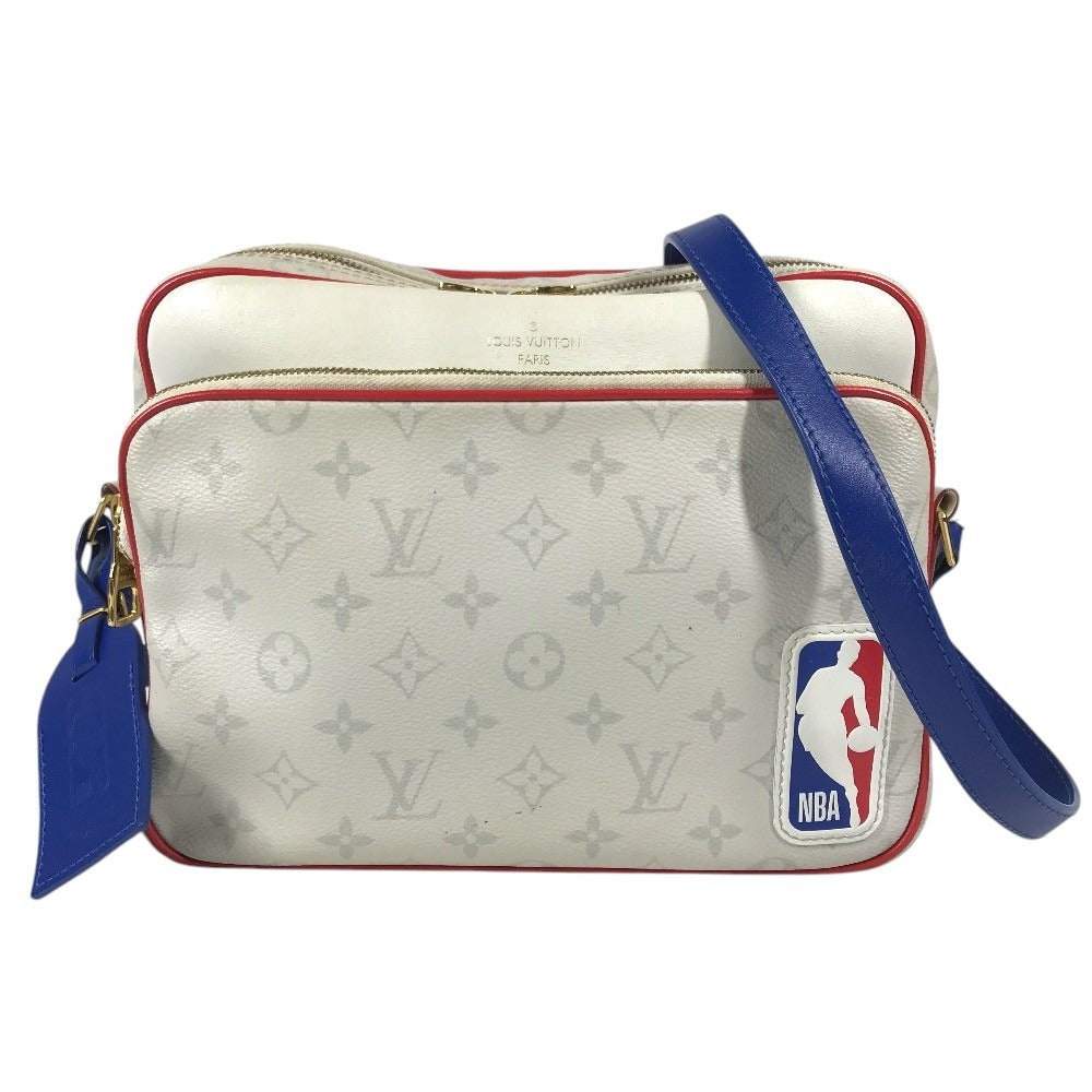 LOUIS VUITTON M45583 モノグラム NBA コラボ ナイルメッセンジャーPM カバン 斜め掛け ショルダーバッグ モノグラムキャンバス ユニセックス ホワイト