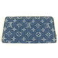 LOUIS VUITTON M23161 村上隆コラボ モノグラムデニム チェリー LV × TM ジッピー ウォレット ロングウォレット ラウンドファスナー 財布 長財布 レディース ブルー