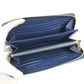 LOUIS VUITTON M23161 村上隆コラボ モノグラムデニム チェリー LV × TM ジッピー ウォレット ロングウォレット ラウンドファスナー 財布 長財布 レディース ブルー