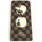 LOUIS VUITTON N40780 ダミエフレンドシップ NIGO ニゴ コラボ ポルトフォイユ･ブラザ ロングウォレット 2つ折り 長財布 ダミエキャンバス ユニセックス エベヌ ブラウン