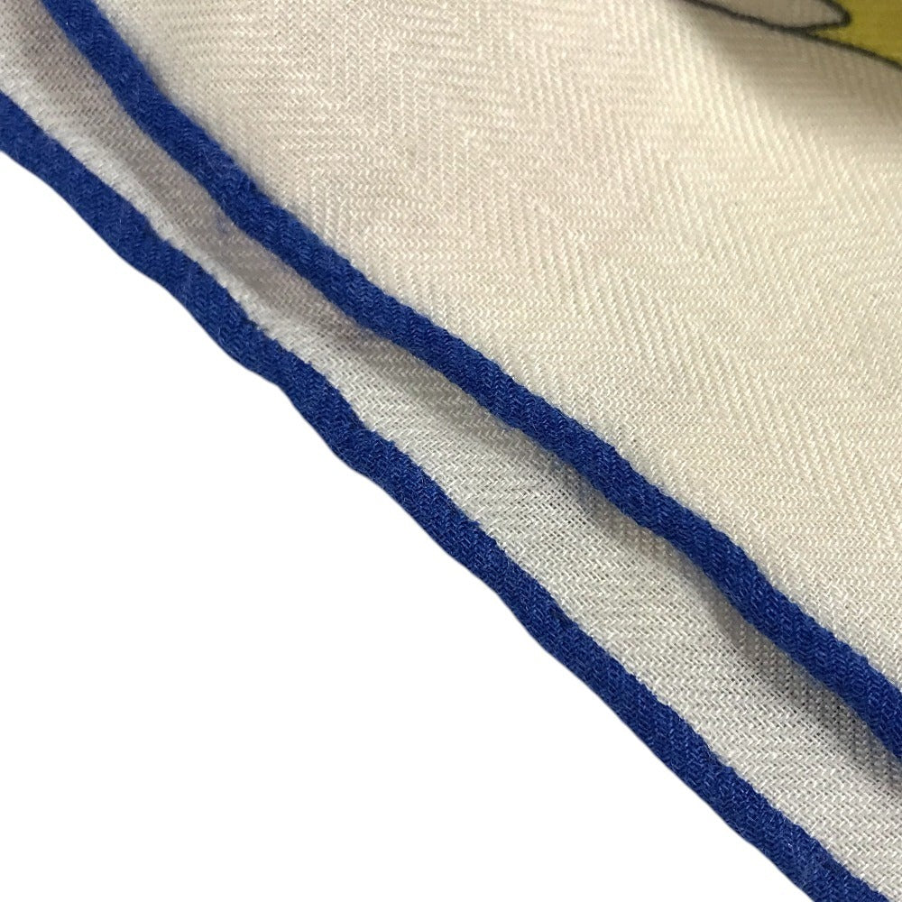 HERMES Point D'orgue フェルマータ カレジェアン 140 カレジェアン140 ショール ストール 大判 スカーフ カシミヤ ユニセックス マルチカラー