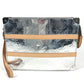 LOUIS VUITTON M80807 モノグラムミラー 鏡 トランク ポシェット　トランクポシェット カバン ストラップ付き ポーチ セカンドバッグ クラッチバッグ レザー ユニセックス シルバー