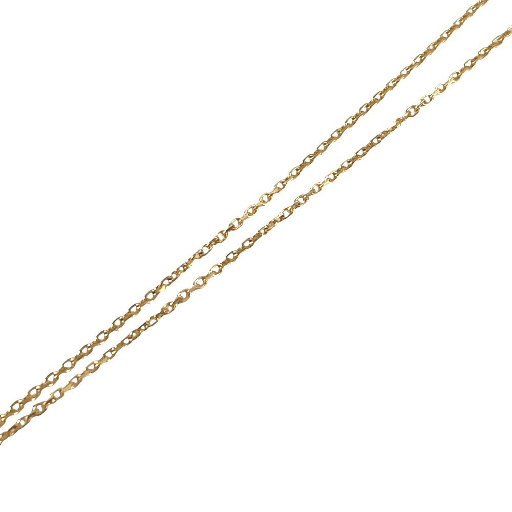 CARTIER マザーオブパール アミュレット ドゥ カルティエ 1Pダイヤ XS チェーンネックレス アクセサリー 18K 金 K18 ネックレス Au750 レディース ゴールド