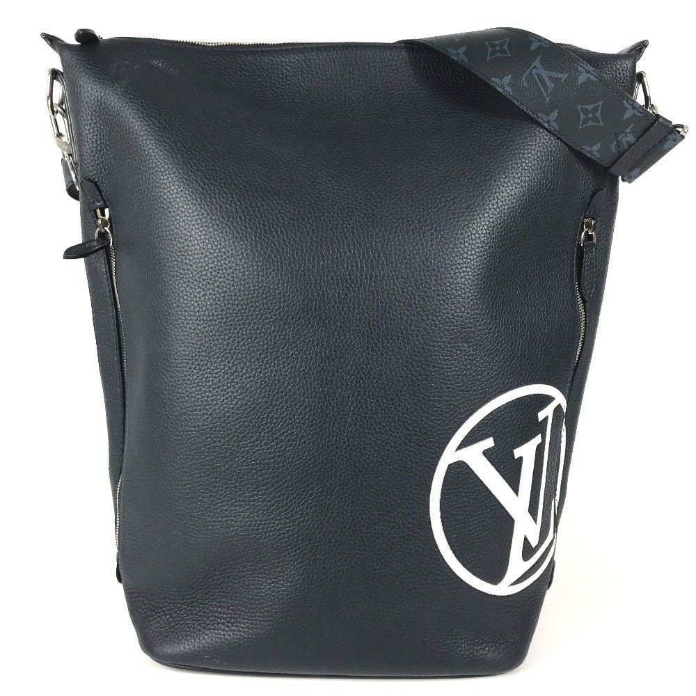 LOUIS VUITTON M53438 ロゴ LVサークル イーストサイドダッフル 2WAYバッグ ハンドバッグ カバン 肩掛け ショルダーバッグ トリヨンレザー ユニセックス ネイビー