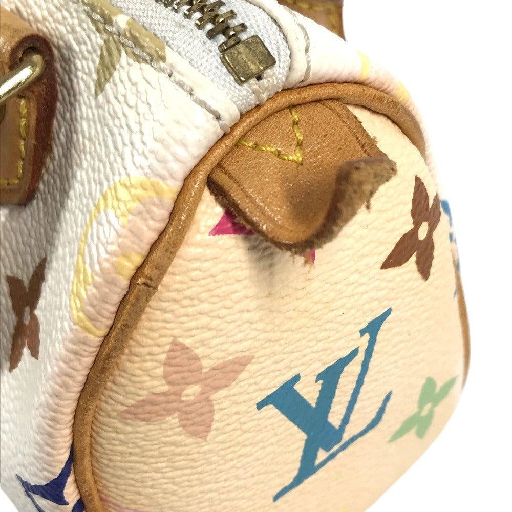 LOUIS VUITTON M92645 モノグラムマルチカラー ミニスピーディ ミニミニボストンバッグ カバン ハンドバッグ モノグラムマルチカラーキャンバス レディース ブロン ホワイト