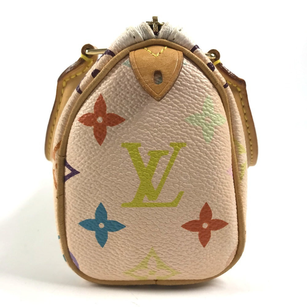 LOUIS VUITTON M92645 モノグラムマルチカラー ミニスピーディ ミニミニボストンバッグ カバン ハンドバッグ モノグラムマルチカラーキャンバス レディース ブロン ホワイト